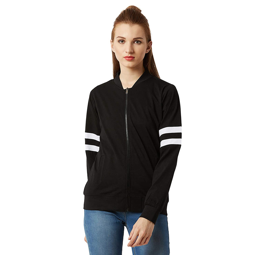 Hestic Sports Wear women bomber jacket wholesale winter ladies sports jacket custom print streetwear unisex floral bomber jackets